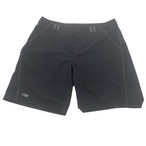 Outdoor Research Mens Backcountry Boardshorts Black Size 34 Zip Pocket Quick Dry